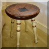 F05. Stenciled stool. 